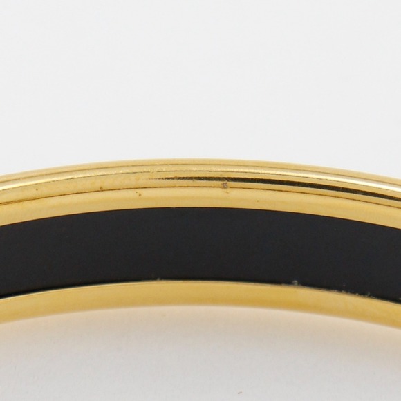Hermes HERMES enamel bangle, cloisonné, gold plated, made in Australia, red, ... - Picture 6 of 7